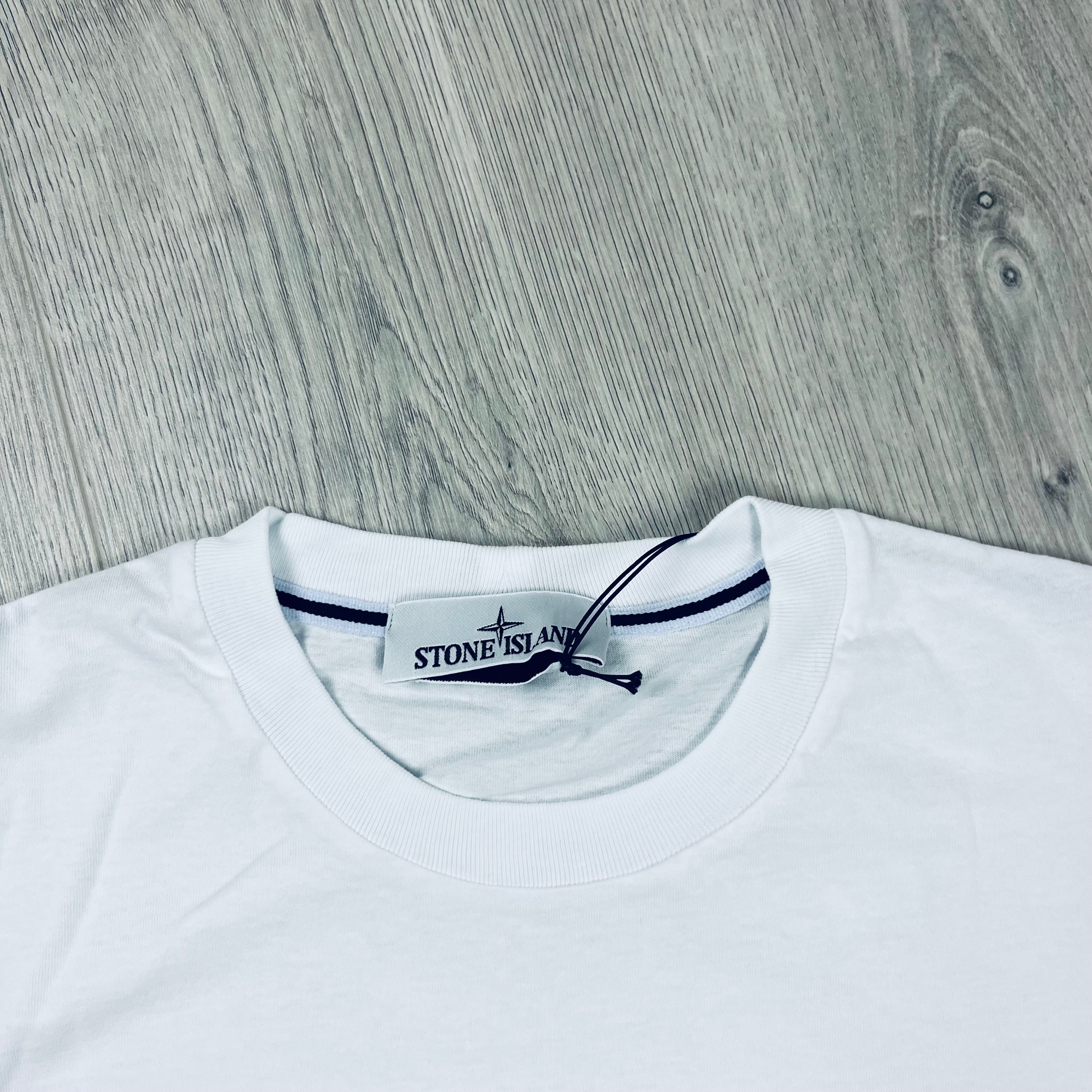 Stone Island Printed T-Shirt - White -Usfansport