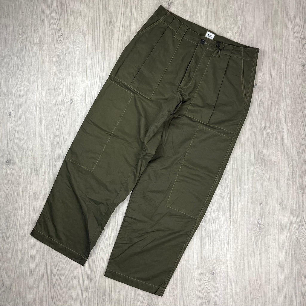 CP Company Loose Trousers - Ivy Green -Usfansport