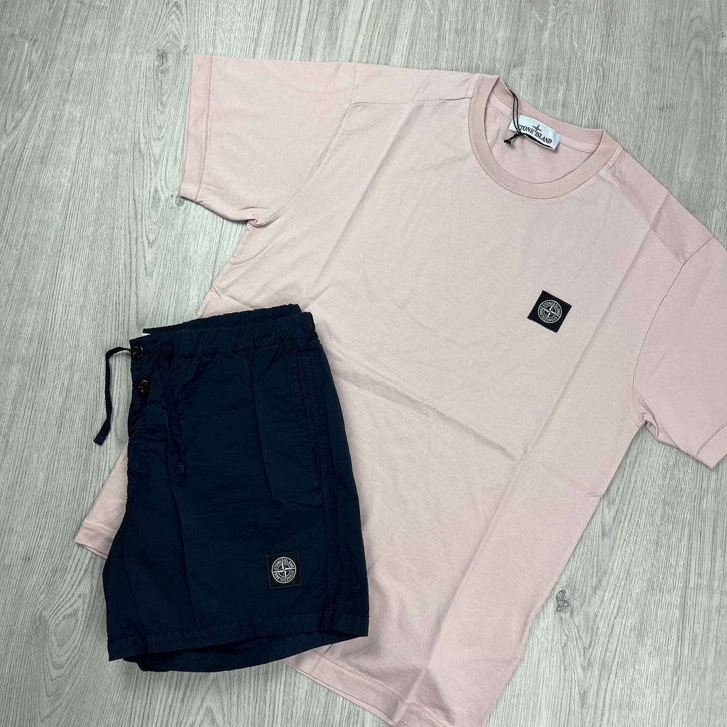 Stone Island Holiday Set - Rose/Navy -Usfansport
