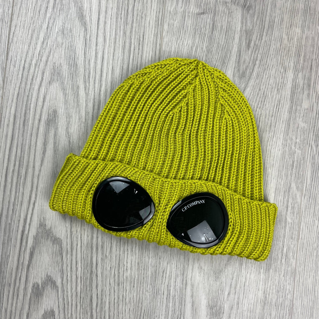 CP Company Goggle Beanie - Green Sheen -Usfansport