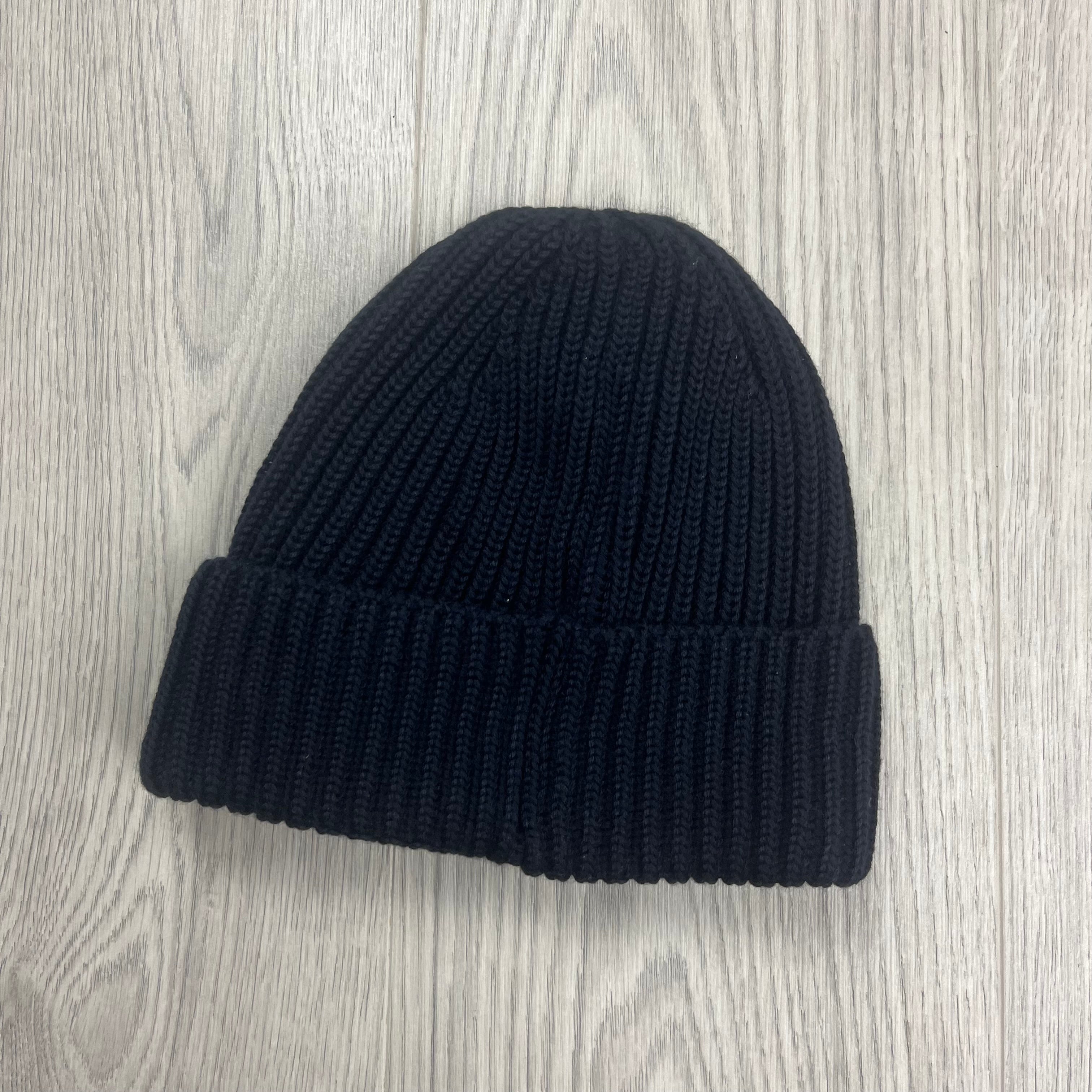 CP Company Lens Beanie - Navy -Usfansport