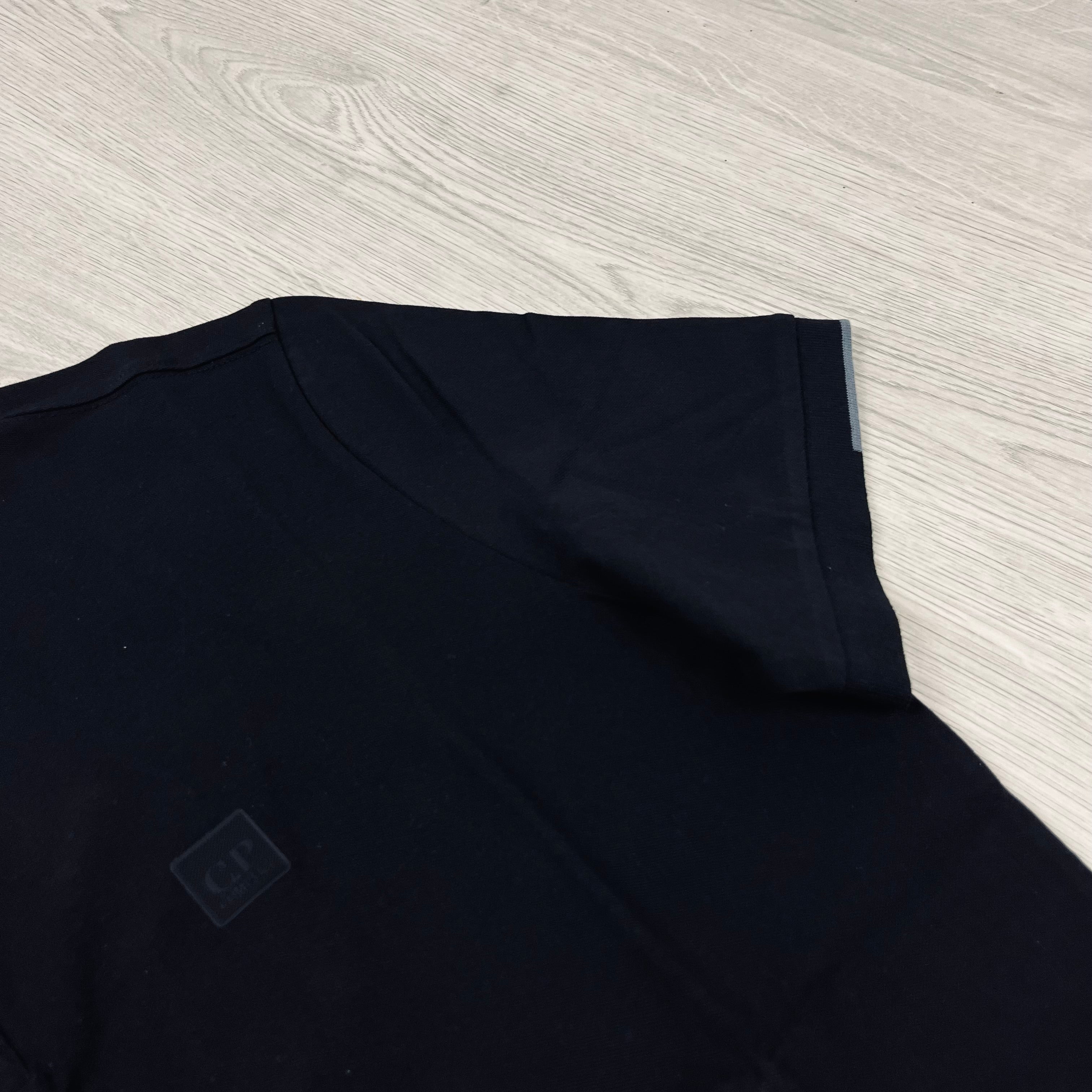 CP Company Metropolis Polo Shirt - Black -Usfansport