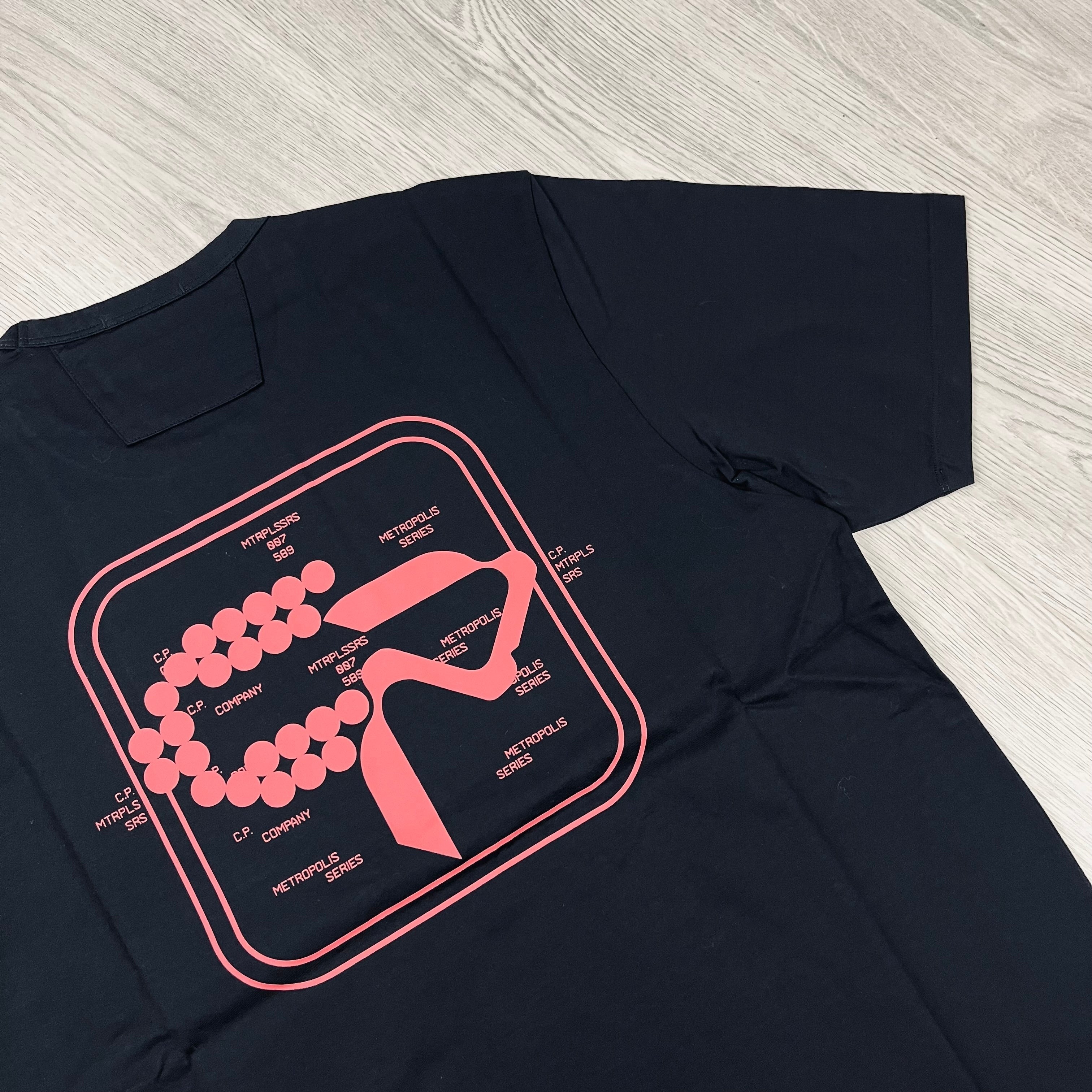 CP Company Metropolis T-Shirt - Black -Usfansport