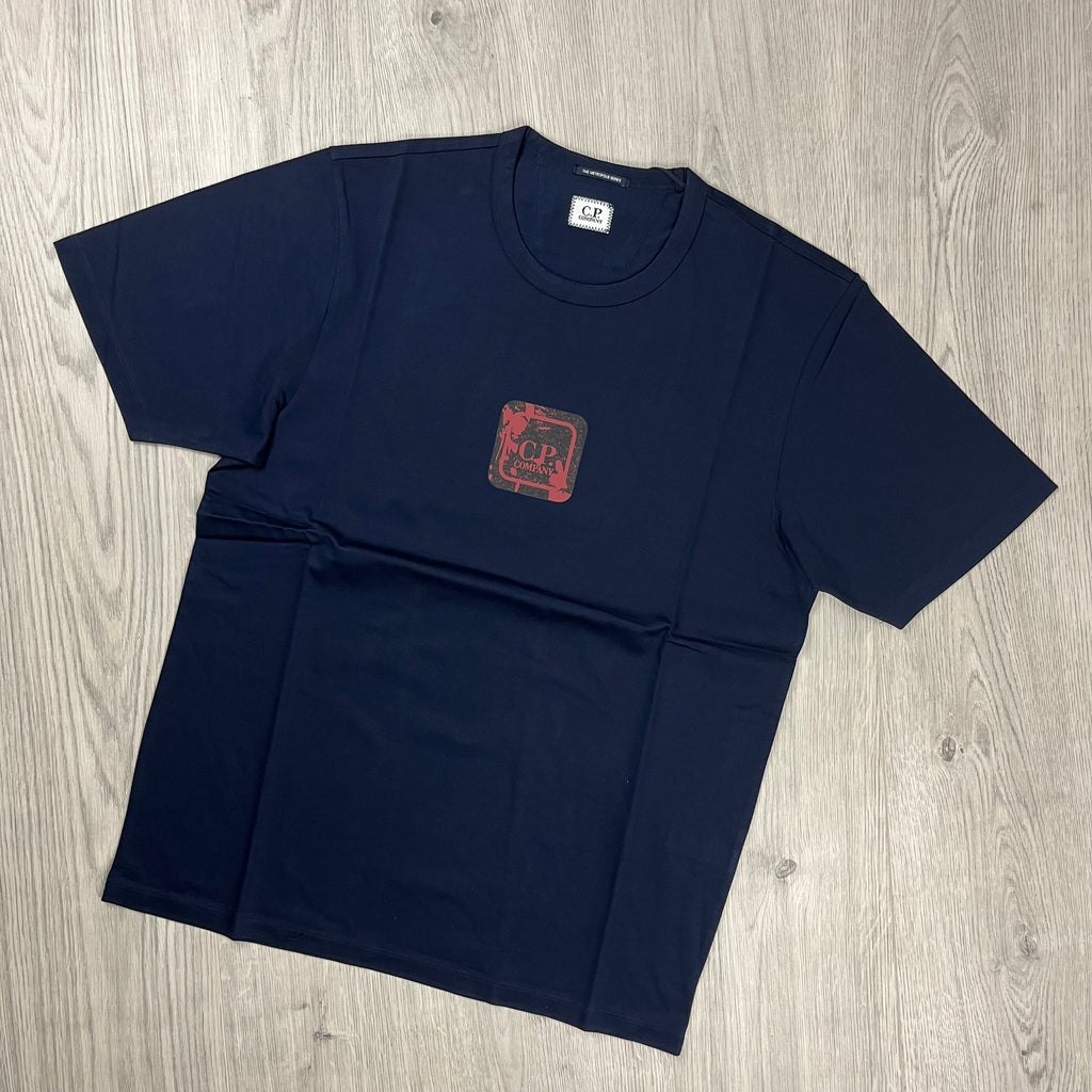 CP Company Metropolis T-Shirt - Navy -Usfansport