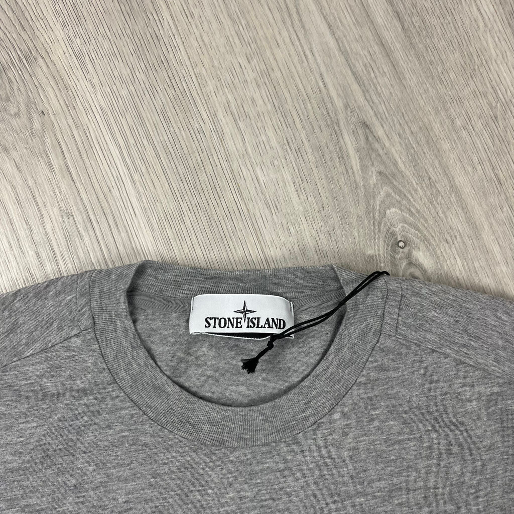 Stone Island Patch T-Shirt - Grey -Usfansport