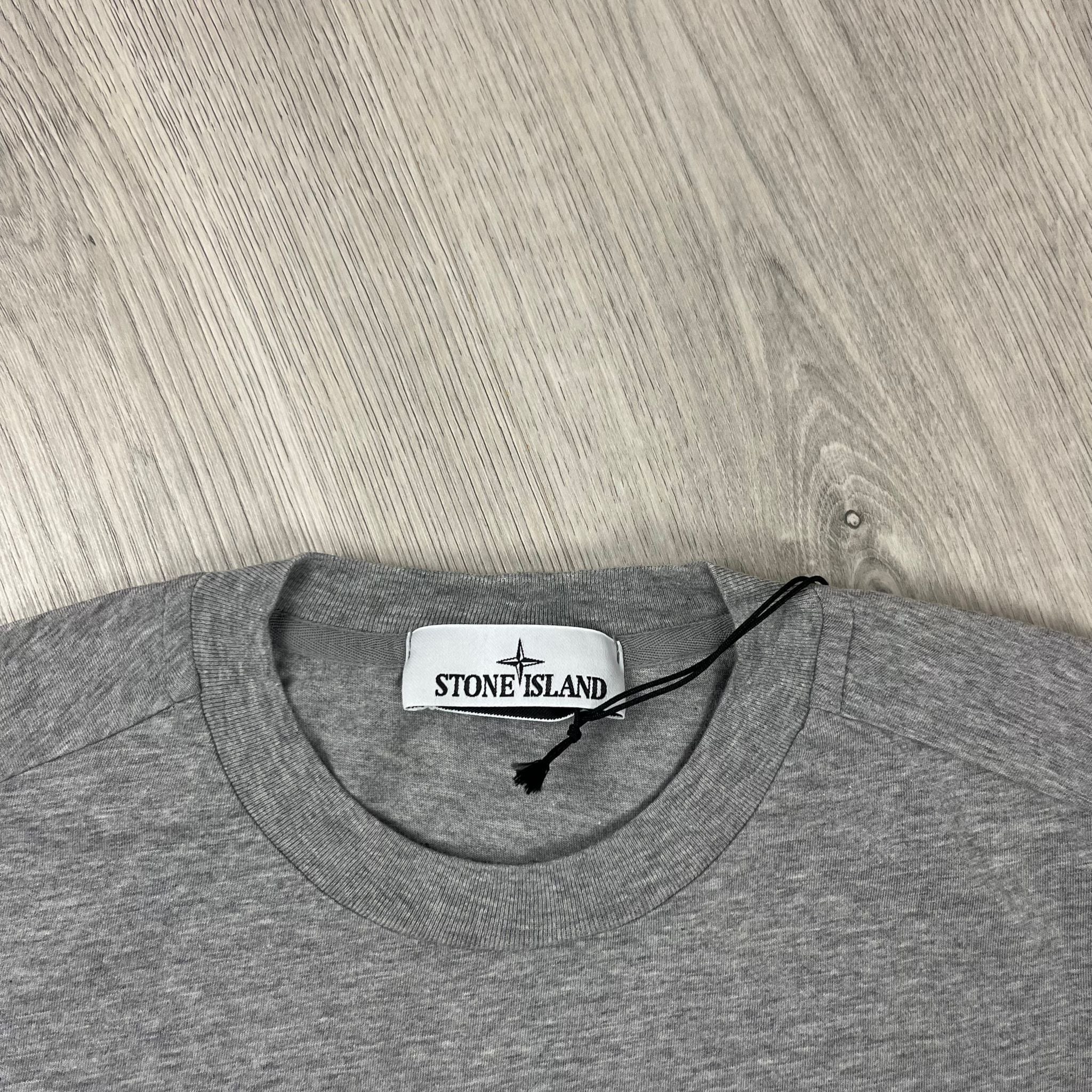 Stone Island Patch T-Shirt - Grey -Usfansport