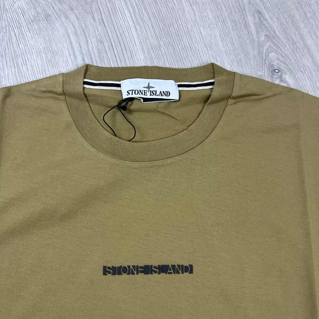 Stone Island Printed T-Shirt - Beige -Usfansport