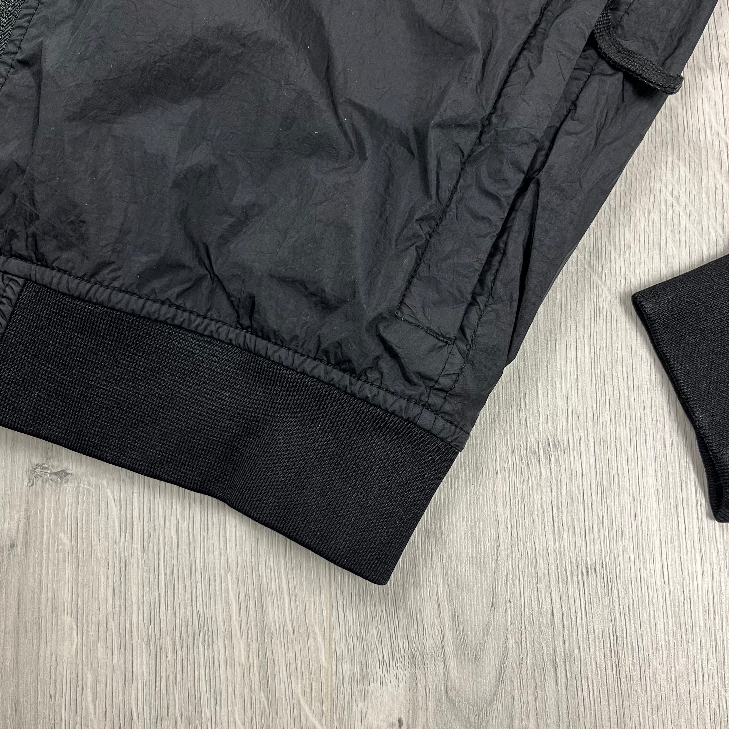 Stone Island Crinkle Reps R-NY Jacket - Black -Usfansport
