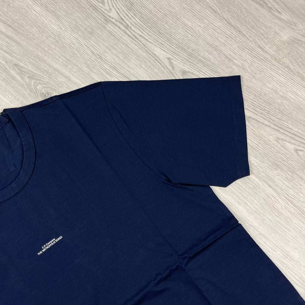 CP Company Metropolis T-Shirt - Navy -Usfansport