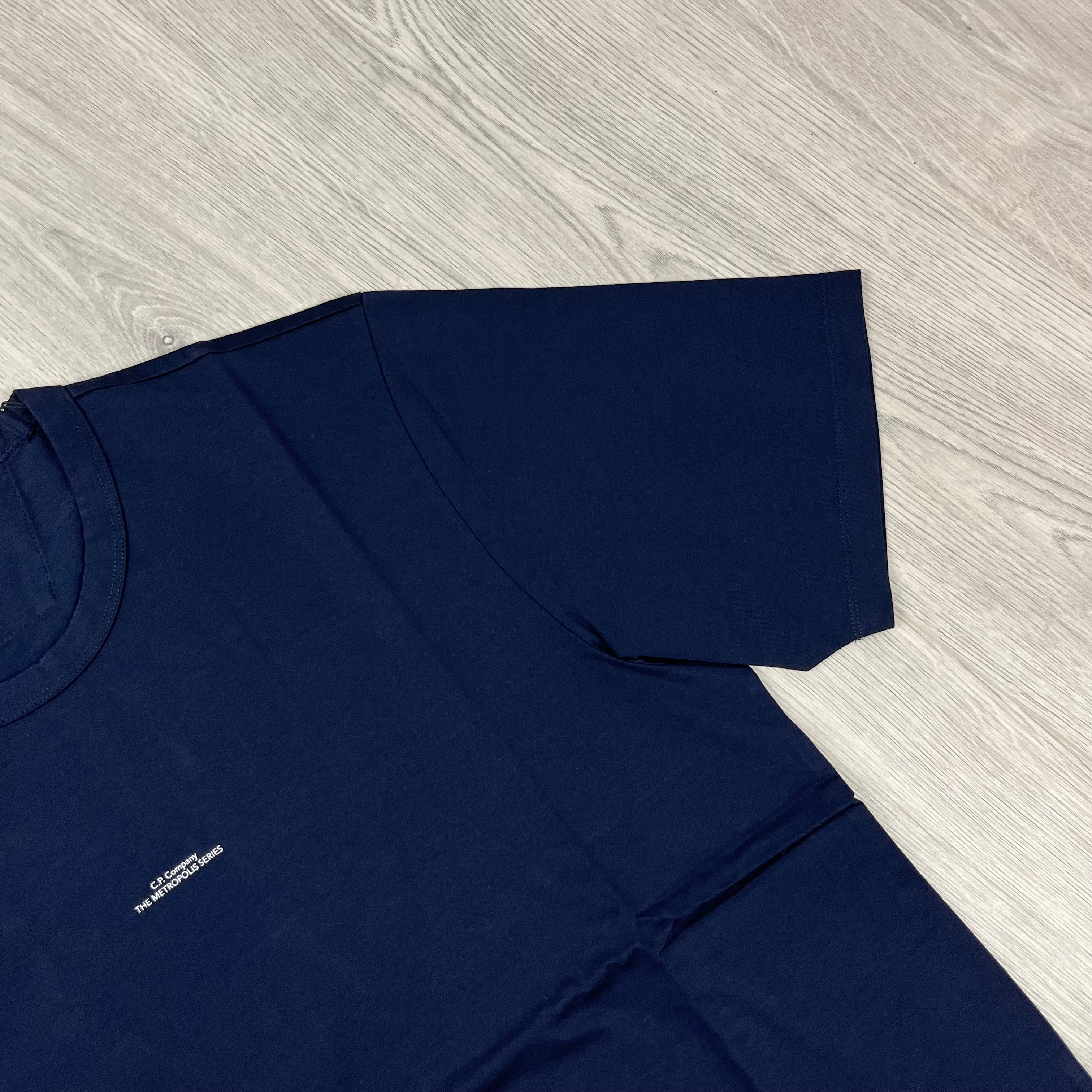 CP Company Metropolis T-Shirt - Navy -Usfansport