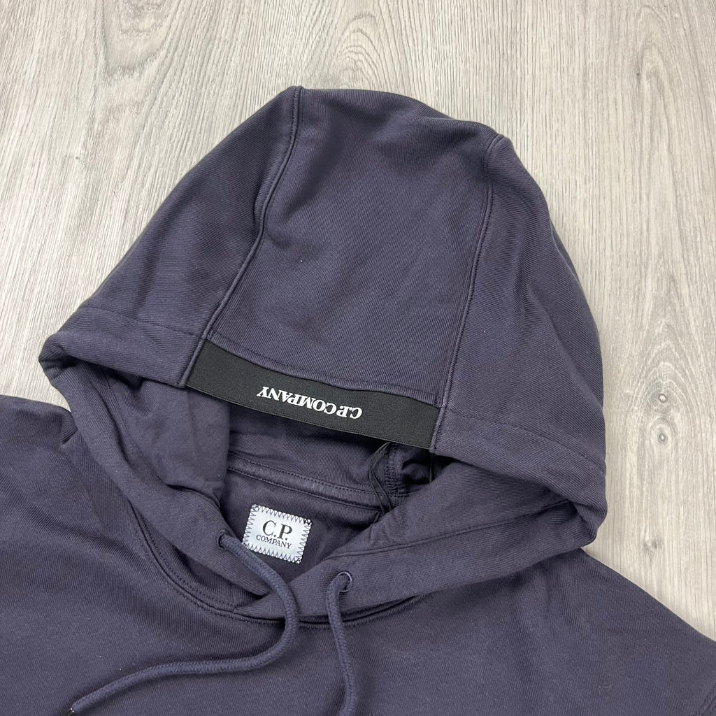 CP Company Raised Fleece Hoodie - Nightshade -Usfansport