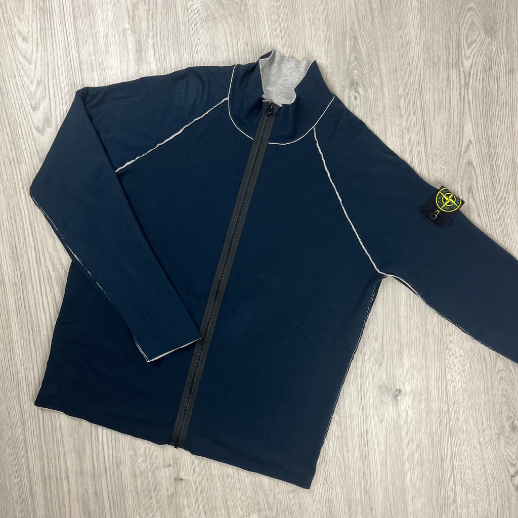 Stone Island Reversible Fleece - Grey/Navy -Usfansport