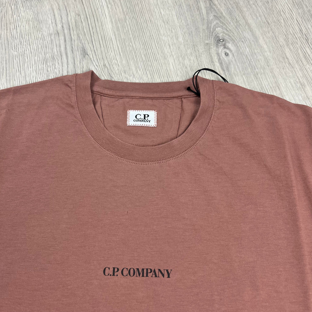 CP Company Printed T-Shirt - Cedar Wood -Usfansport