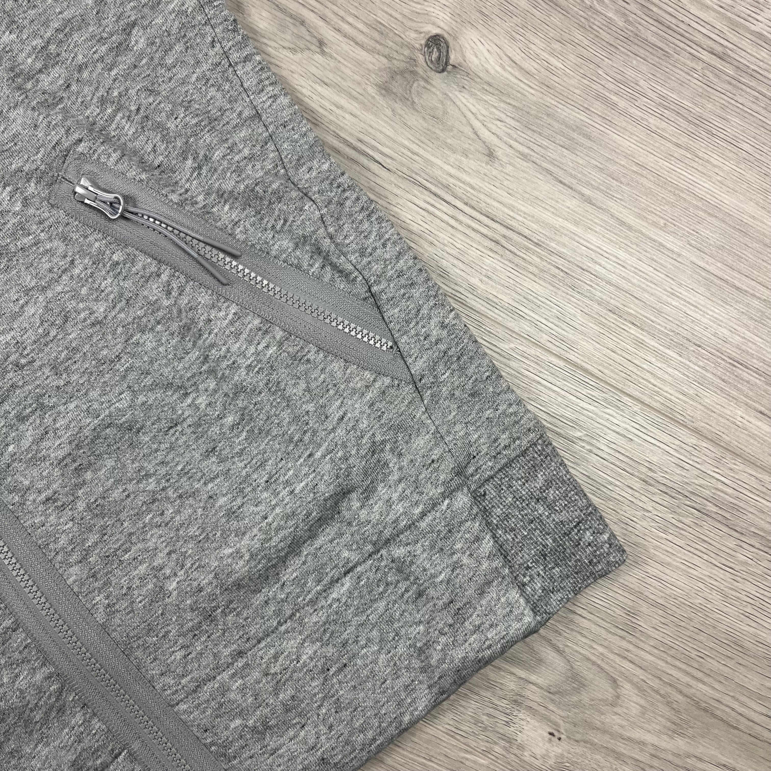 CP Company Raised Fleece Goggle Hoodie - Grey -Usfansport