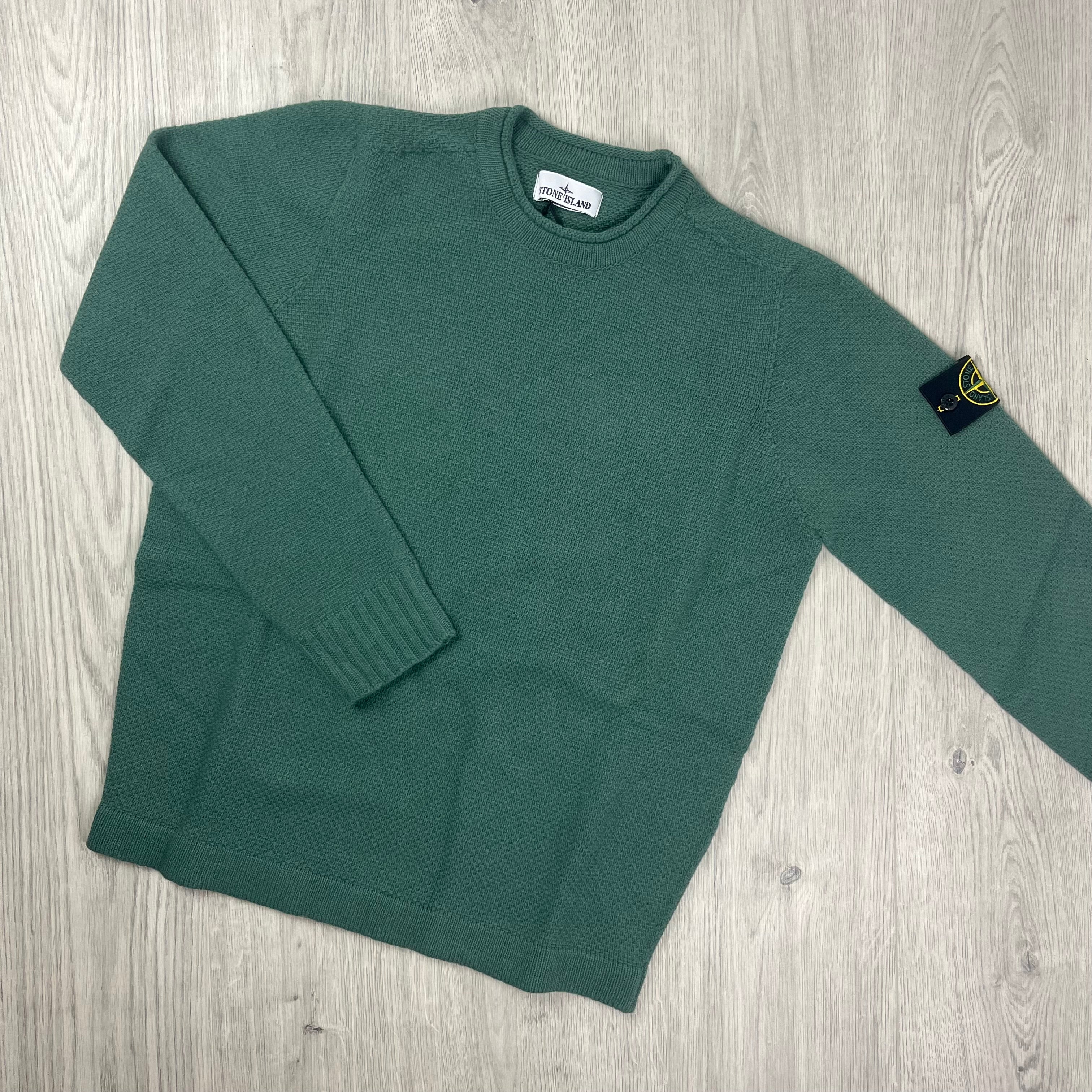 Stone Island Knit Sweatshirt - Sage -Usfansport