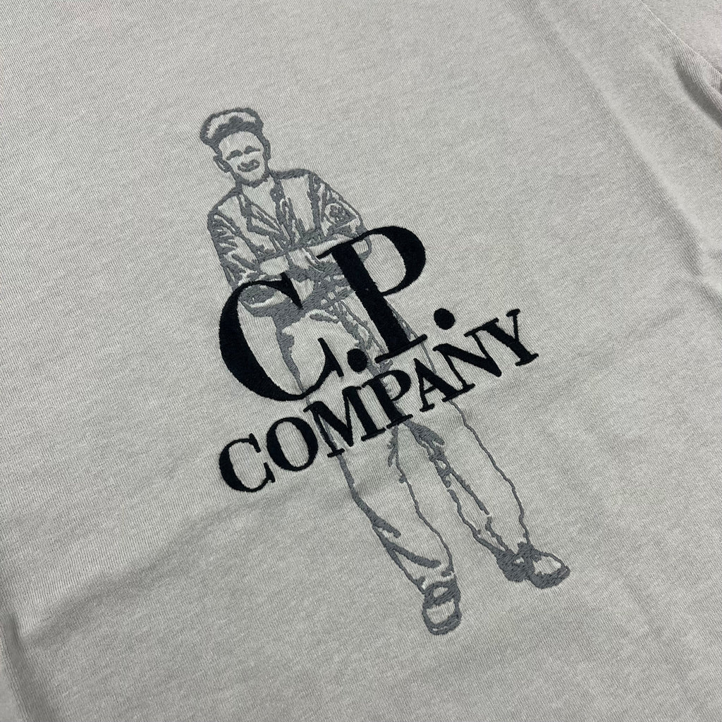 CP Company Sailor T-Shirt - Drizzle -Usfansport