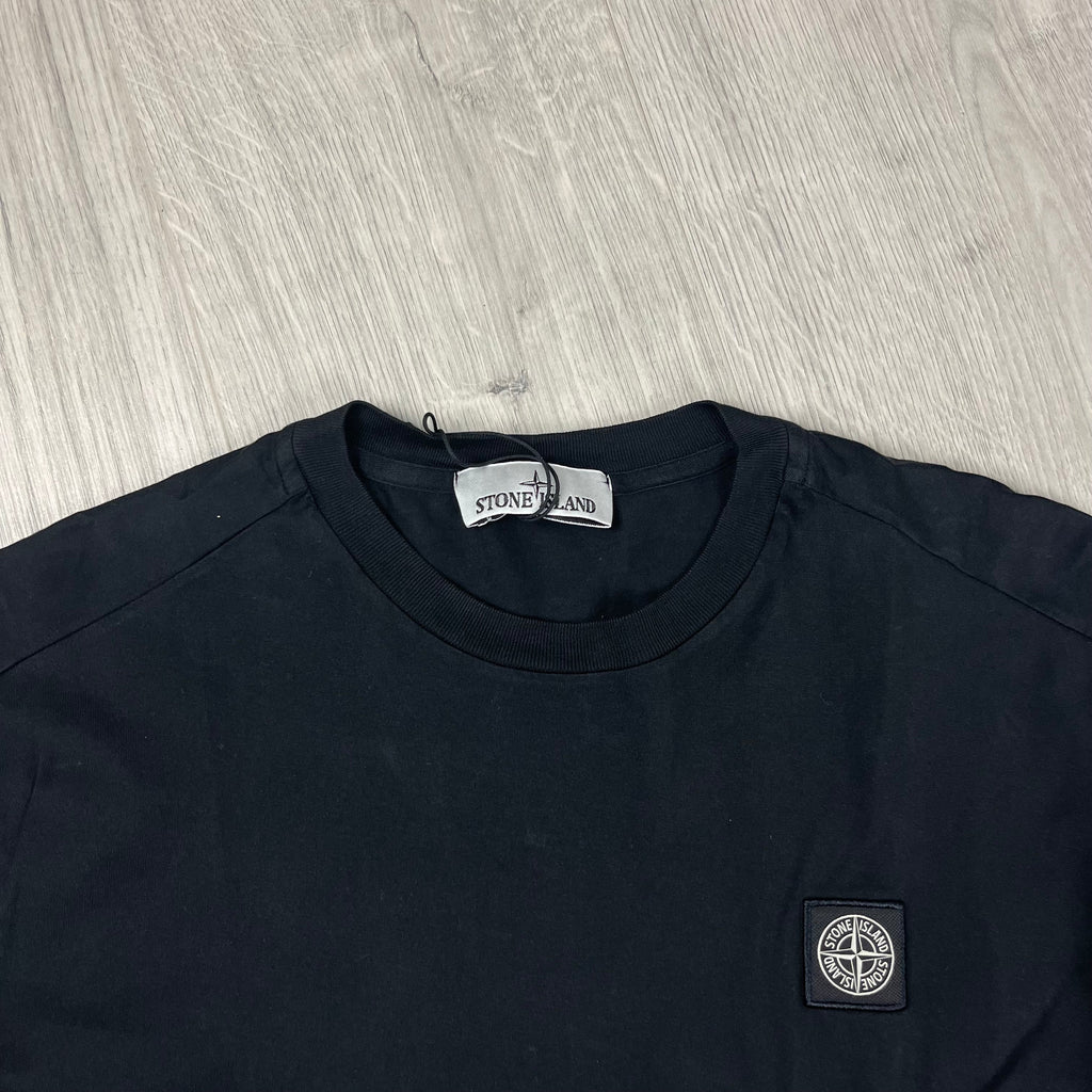 Stone Island Long Sleeve T-Shirt - Black -Usfansport