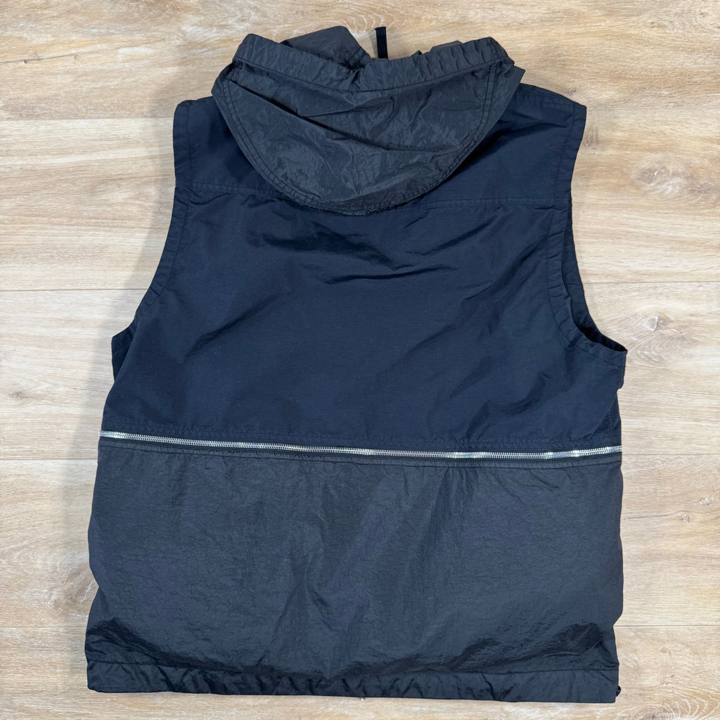 Stone Island Nylon Metal Watro-TC Convertible Jacket in Black -Usfansport