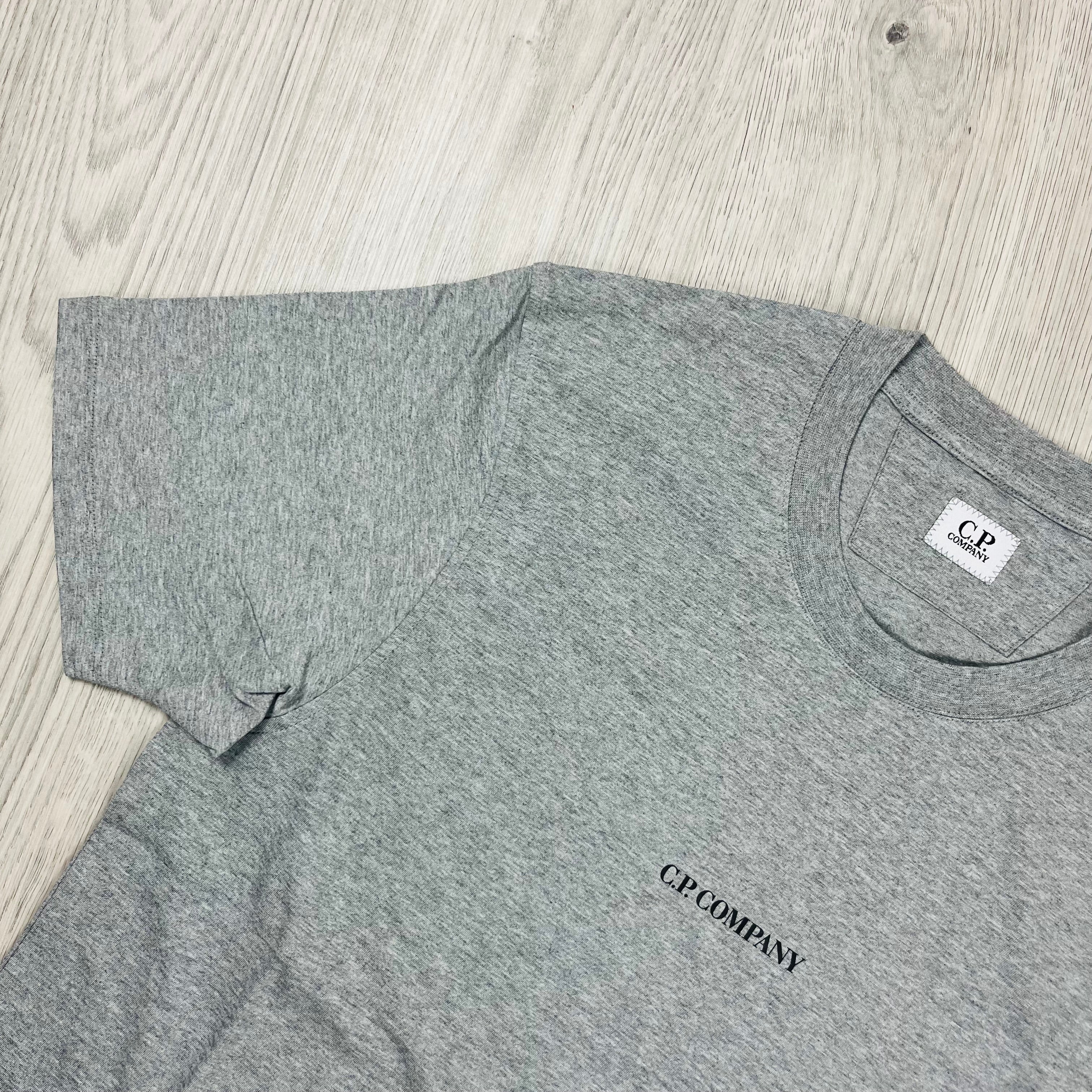 CP Company Printed T-Shirt - Grey -Usfansport