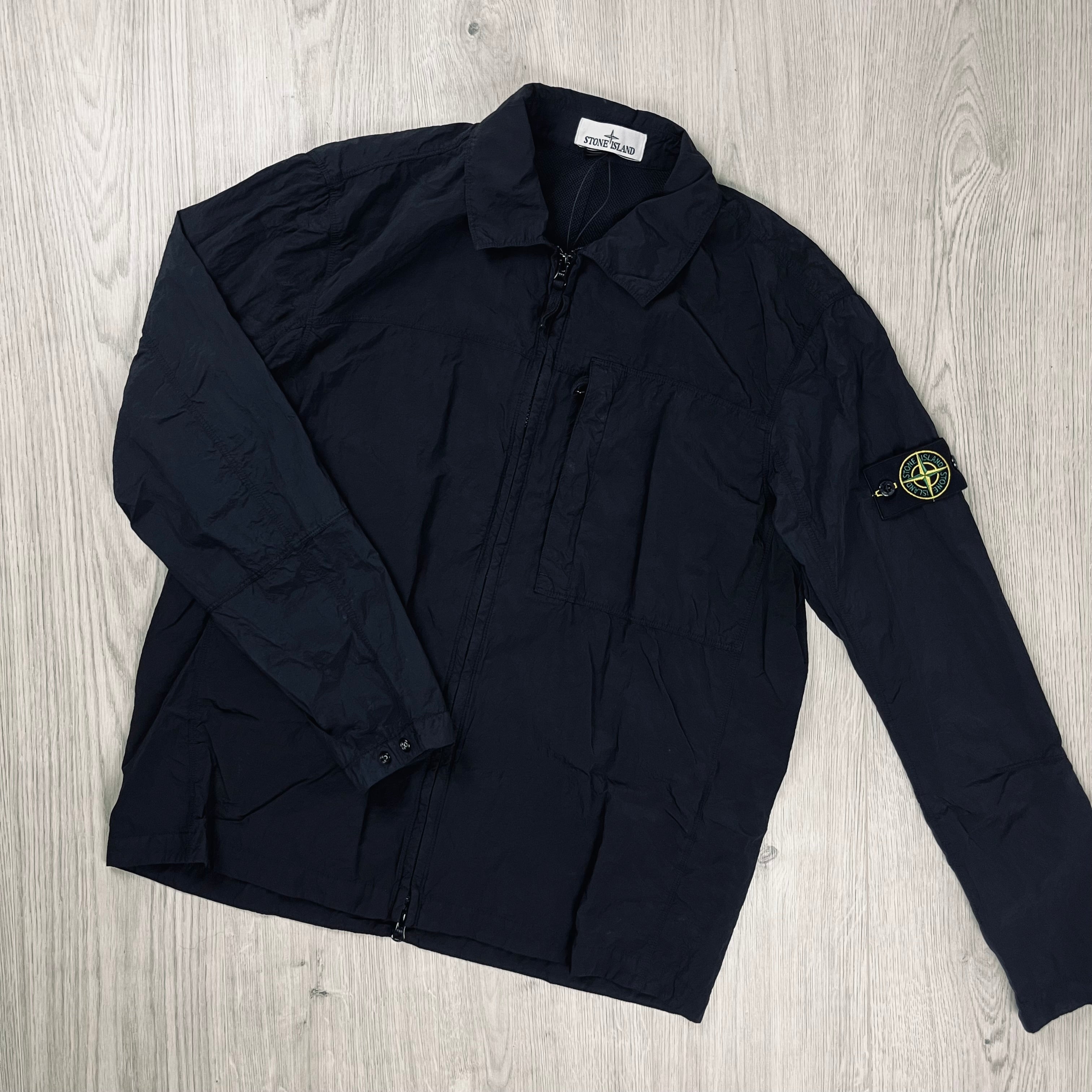 Stone Island Metal Overshirt - Black -Usfansport