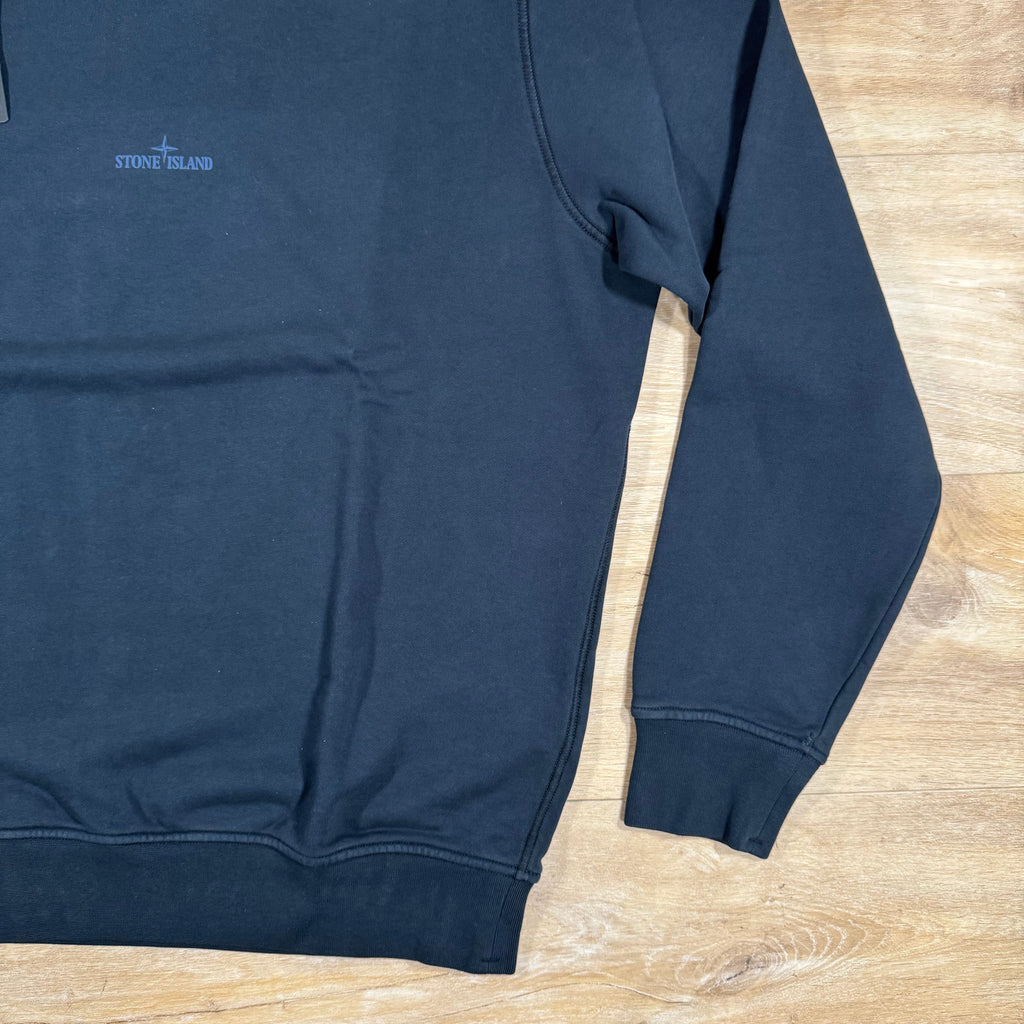 Stone Island Reverse Compass Logo Sweatshirt in Navy -Usfansport