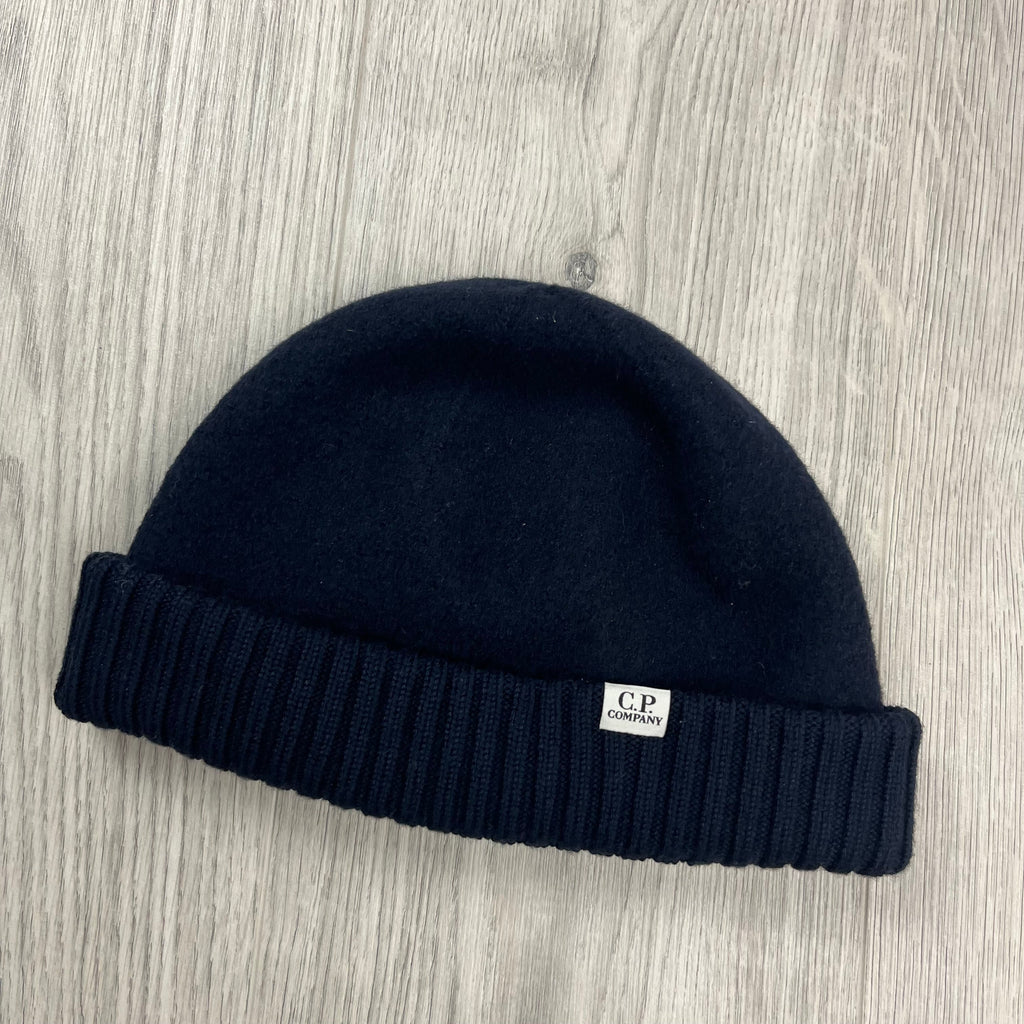 CP Company Merino Beanie - Navy -Usfansport