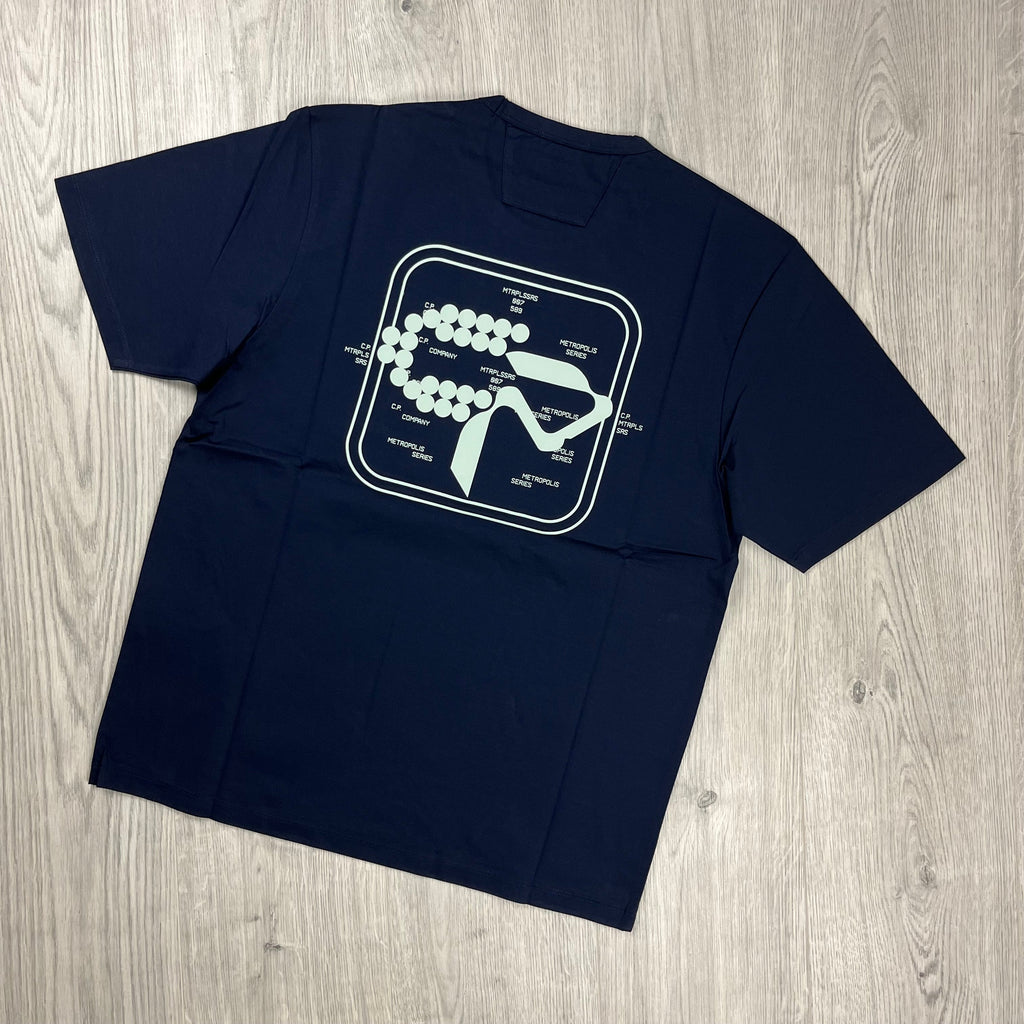 CP Company Metropolis T-Shirt - Navy -Usfansport