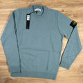 Stone Island Lambswool Crewneck Sweatshirt in Green Grey -Usfansport