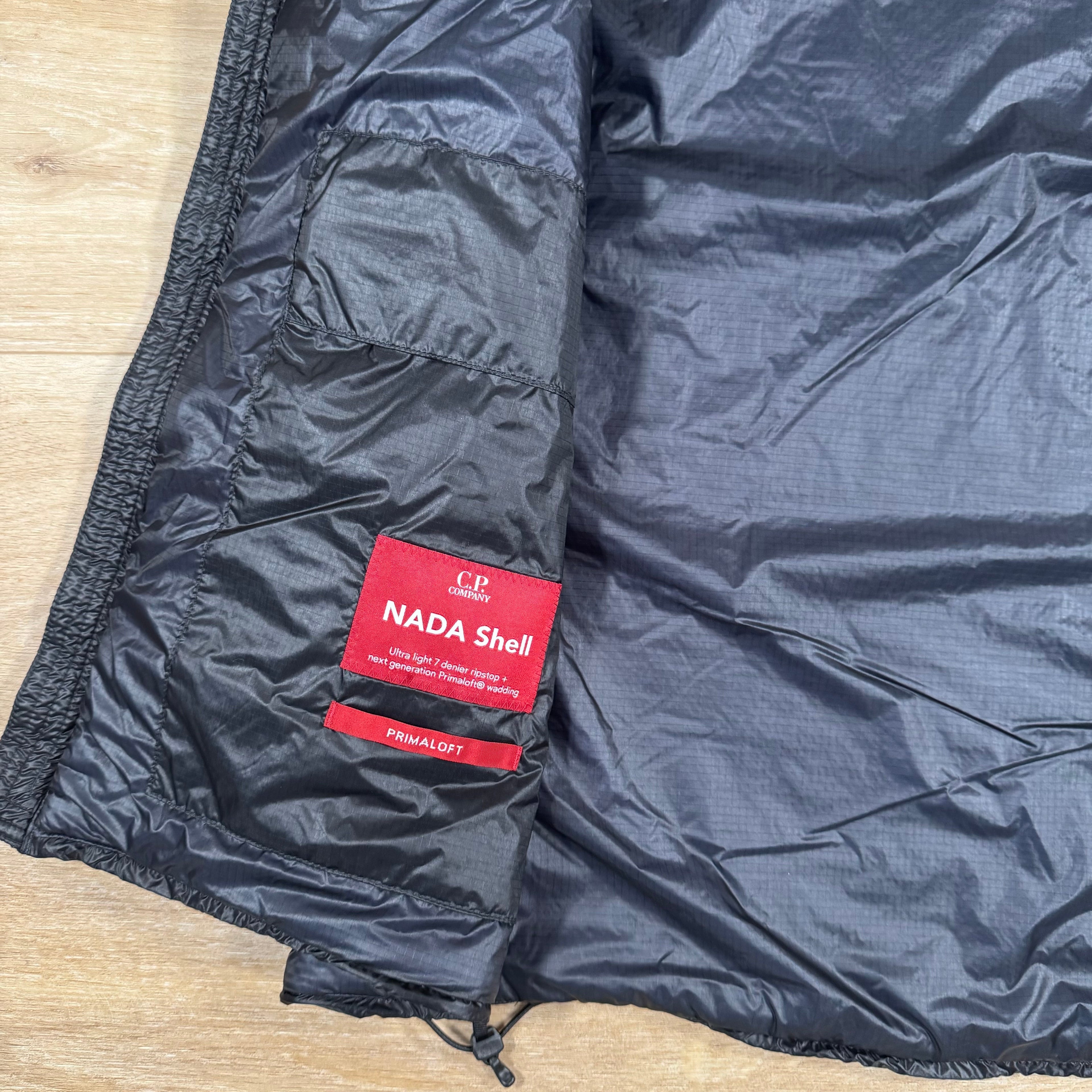 CP Company Nada Shell Primaloft Goggle Vest in Navy -Usfansport