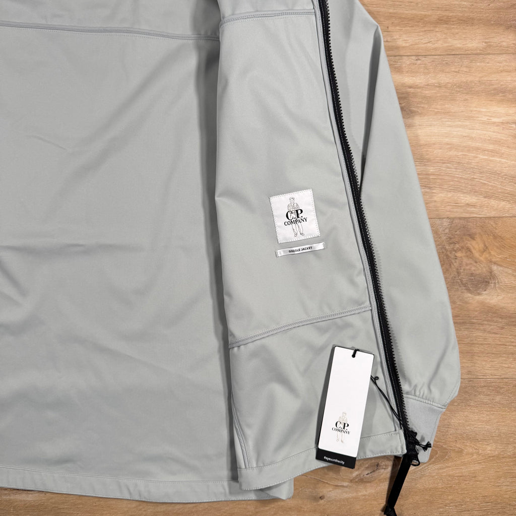 CP Company Shell-R Goggle Jacket in Blue Fox - Grey -Usfansport