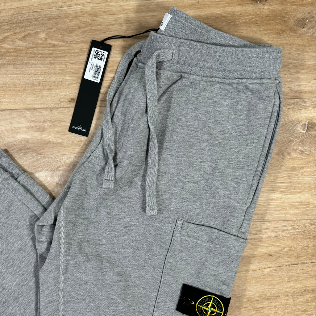 Stone Island Slim Fit Cargo Sweatpants in Grey -Usfansport
