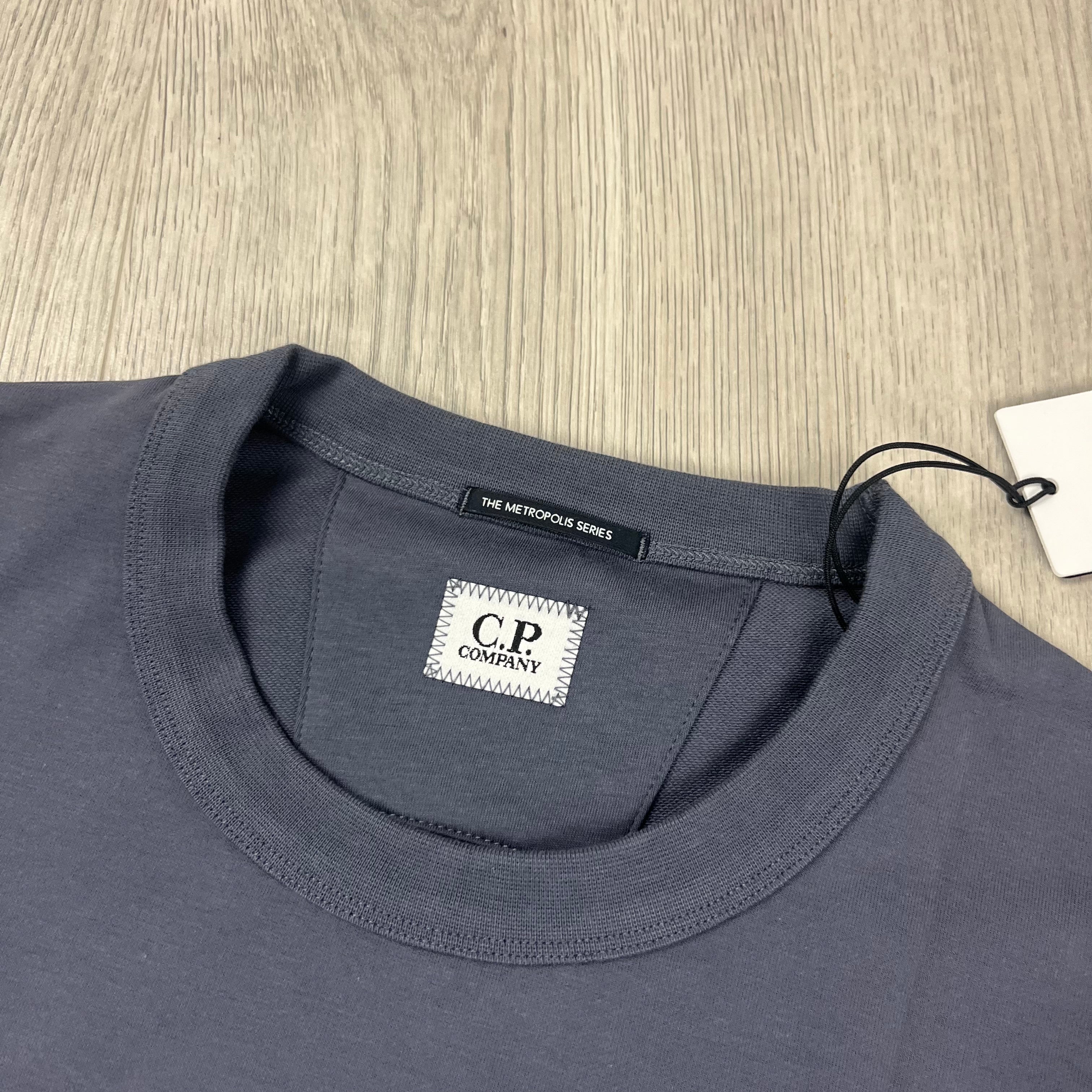 CP Company Metropolis Sweatshirt - Ombre Blue -Usfansport