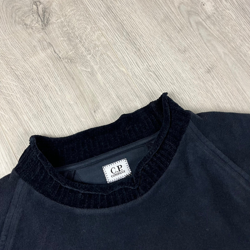 CP Company Roll Neck Sweatshirt - Navy -Usfansport