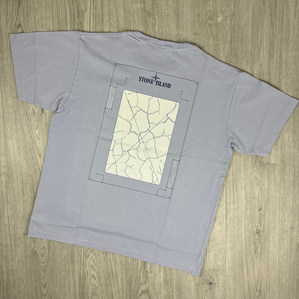 Stone Island Construction T-Shirt - Lilac -Usfansport