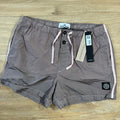 Stone Island Nylon Metal Button Swim Shorts in Antique Rose -Usfansport
