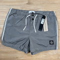 Stone Island Nylon Metal Button Swim Shorts in Pearl Grey -Usfansport
