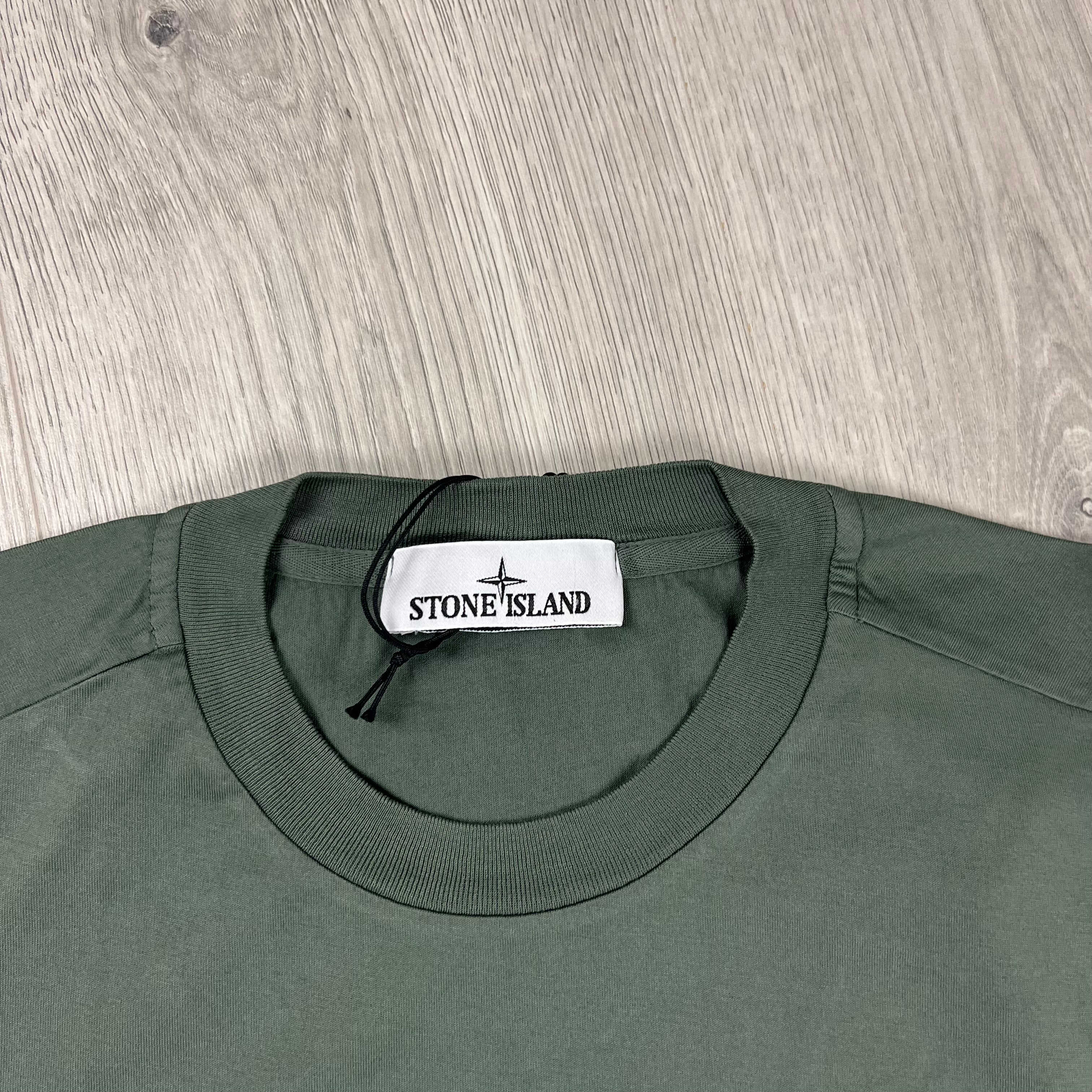 Stone Island Patch T-Shirt - Musk -Usfansport