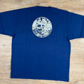 Stone Island Organic Cotton Compass Camo T-Shirt in Marine Blue -Usfansport