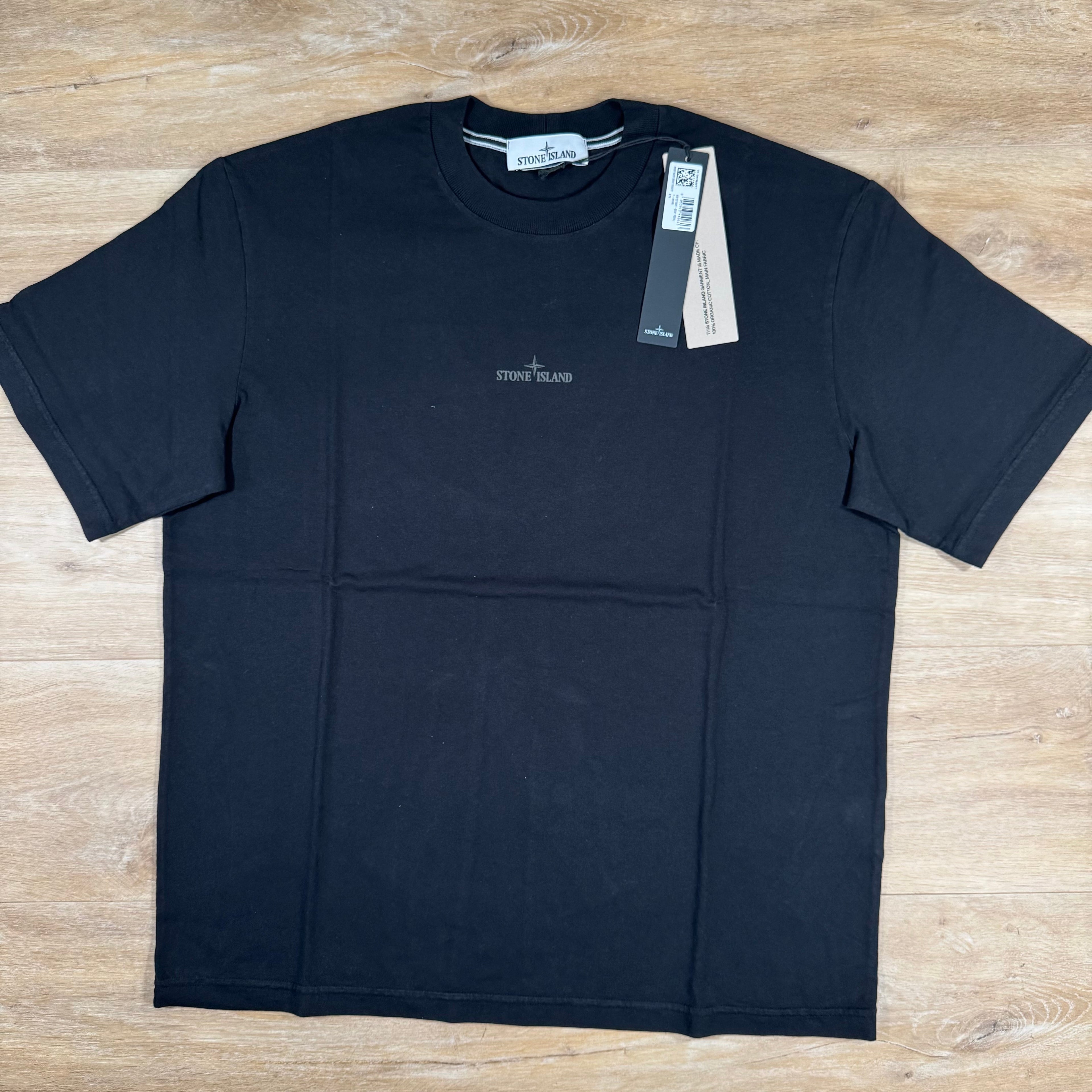 Stone Island Industrial Print T-Shirt in Black -Usfansport