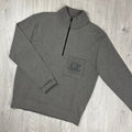 CP Company Patch Knit Fleece - Gunmetal -Usfansport
