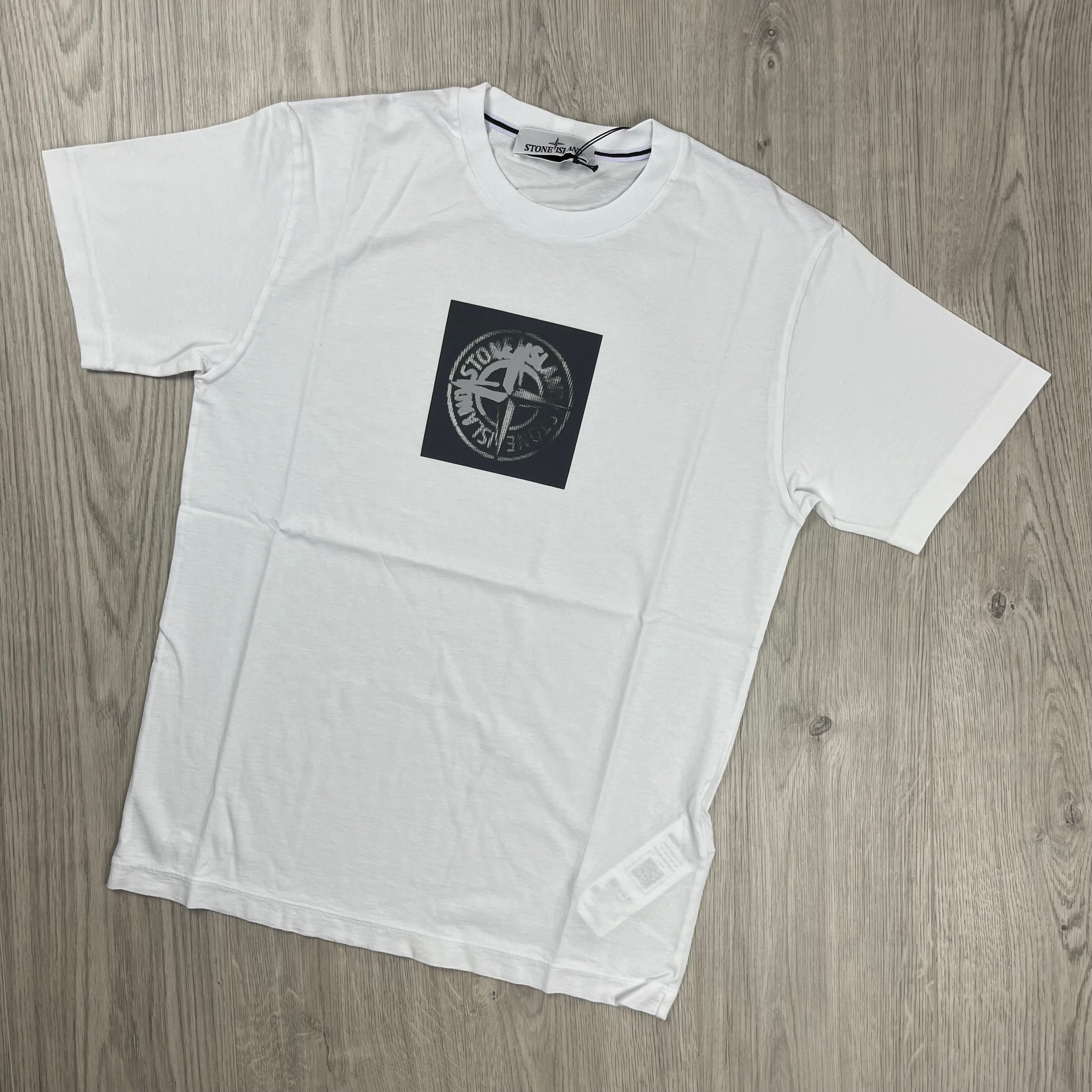 Stone Island Printed T-Shirt - White -Usfansport