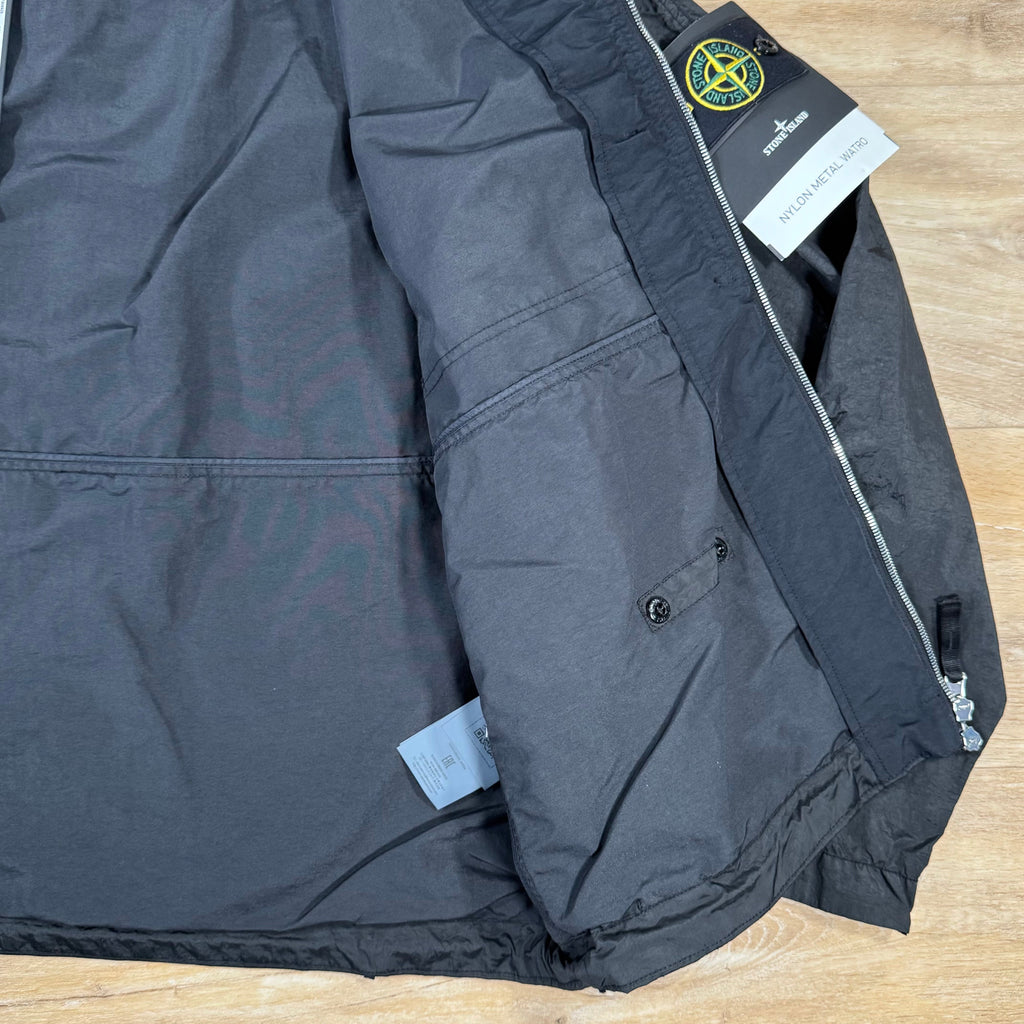 Stone Island Nylon Metal Watro-TC Convertible Jacket in Black -Usfansport