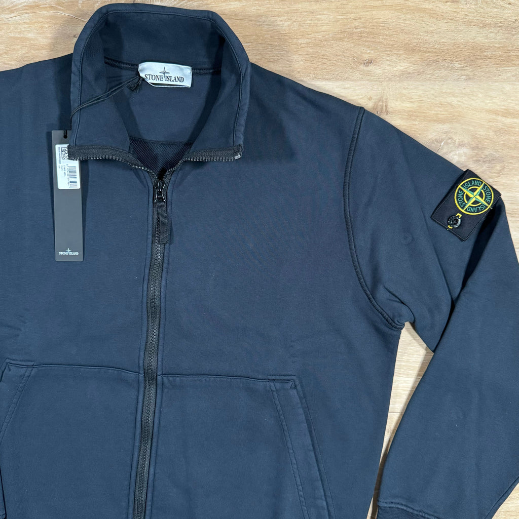 Stone Island Full-Zip Sweatshirt in Navy -Usfansport