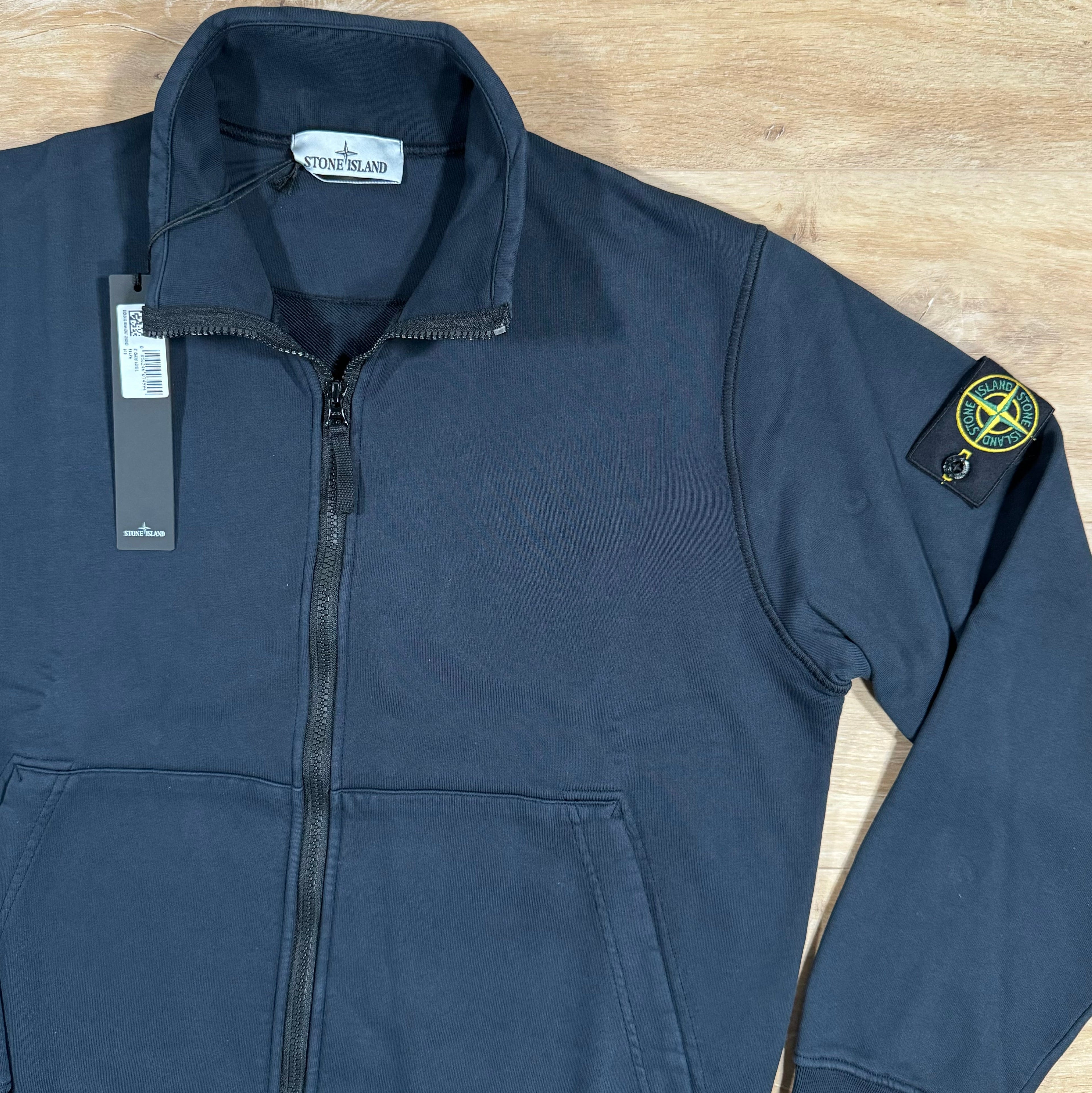 Stone Island Full-Zip Sweatshirt in Navy -Usfansport
