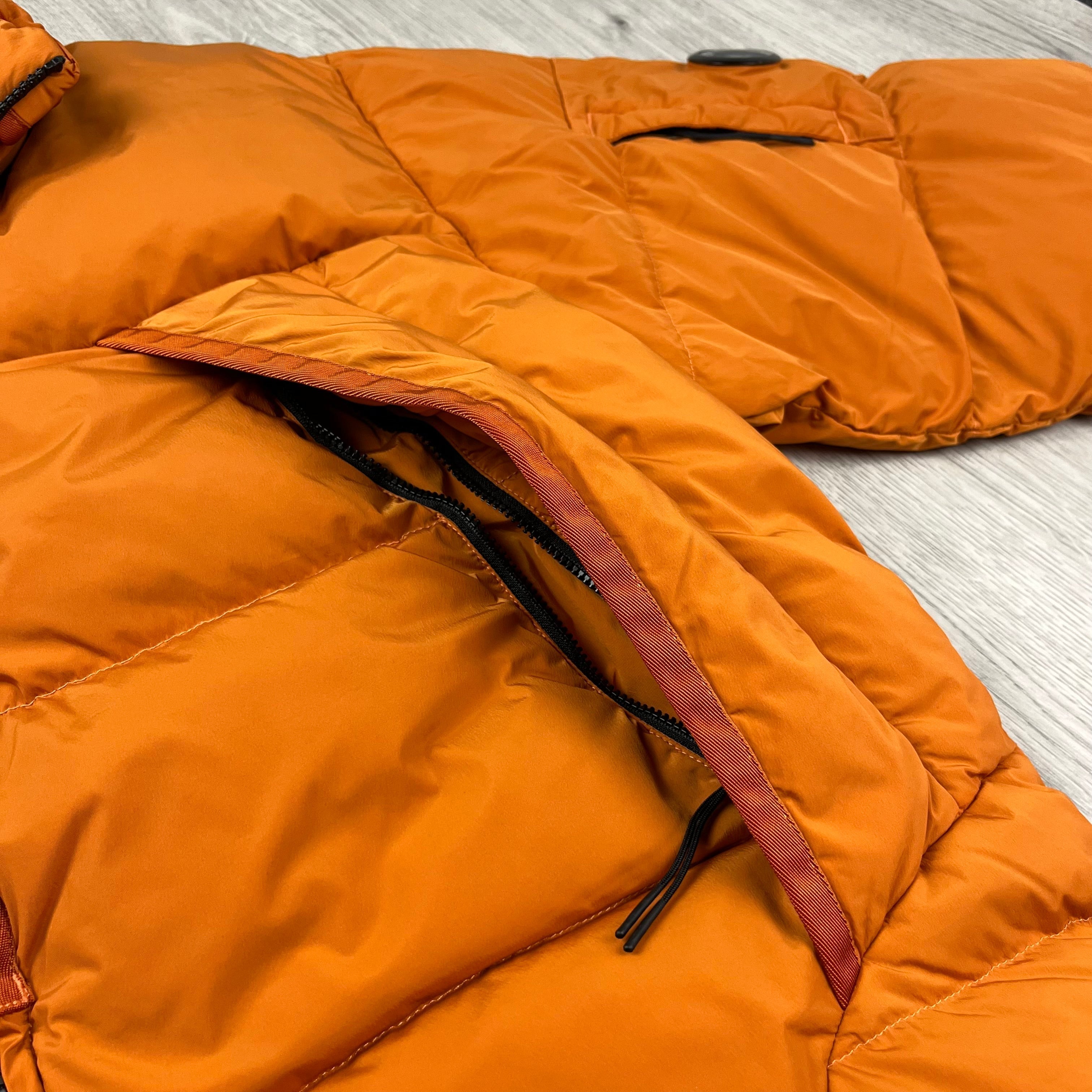 CP Company Nycra-R Down Jacket - Russet Orange -Usfansport