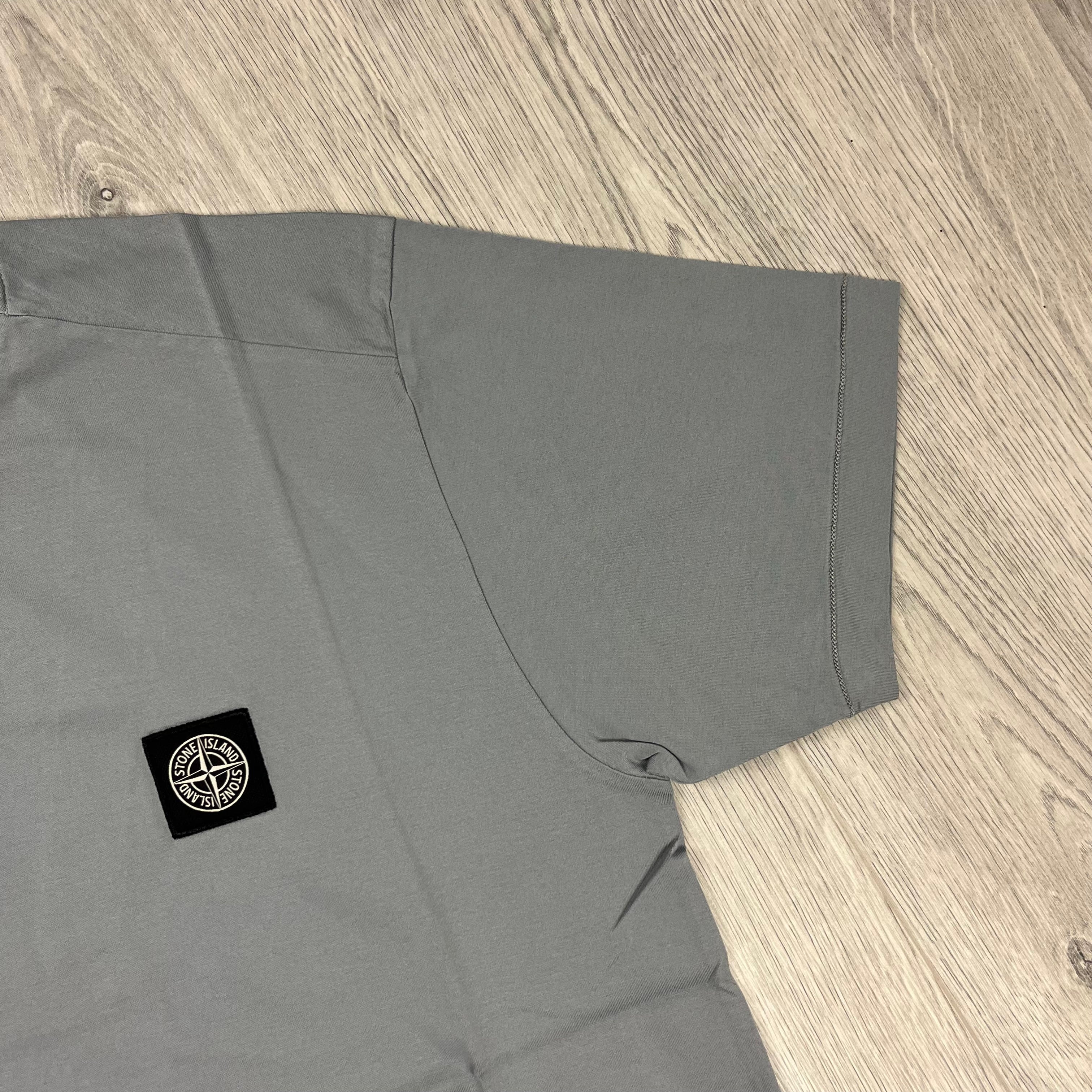 Stone Island Patch T-Shirt - Grey -Usfansport