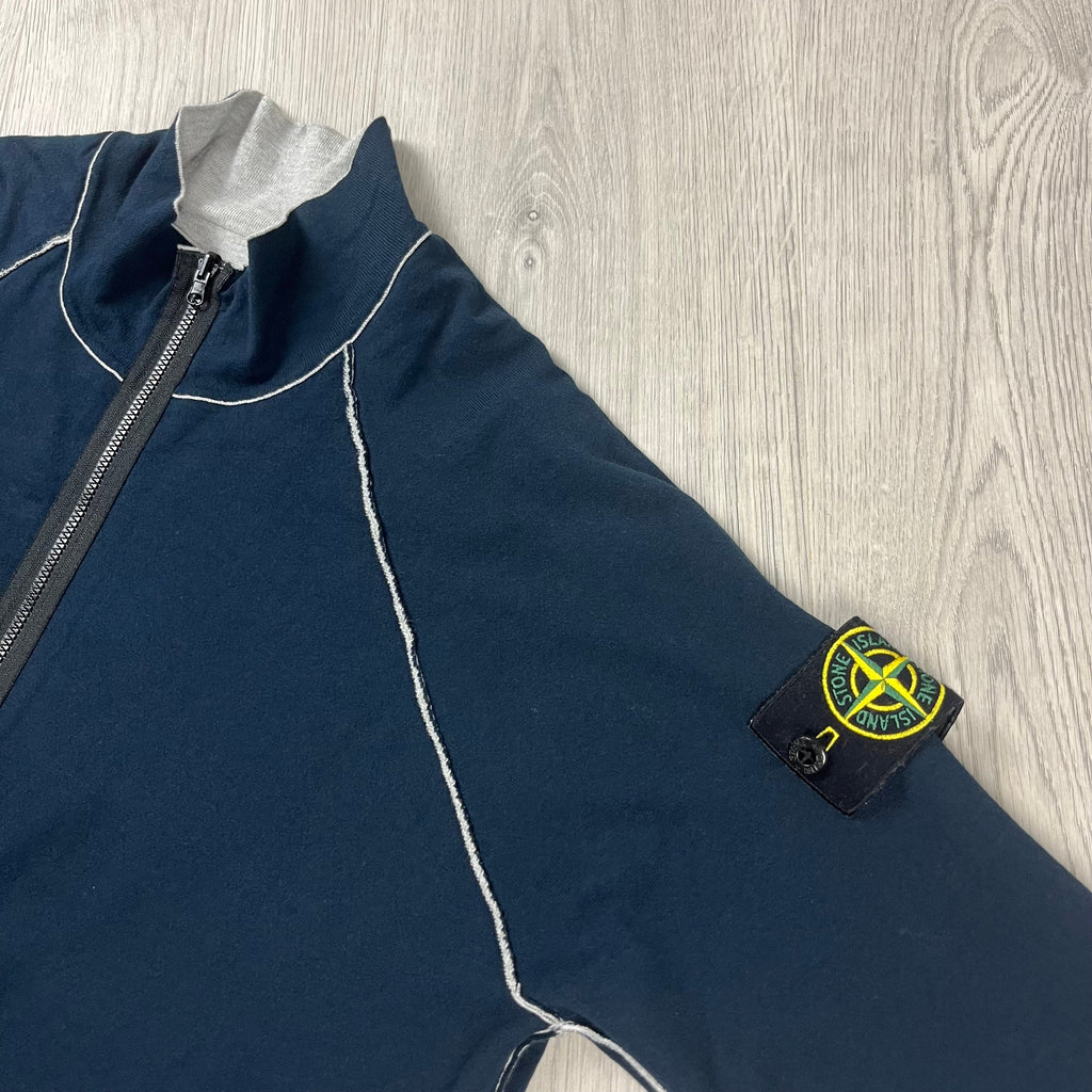Stone Island Reversible Fleece - Grey/Navy -Usfansport