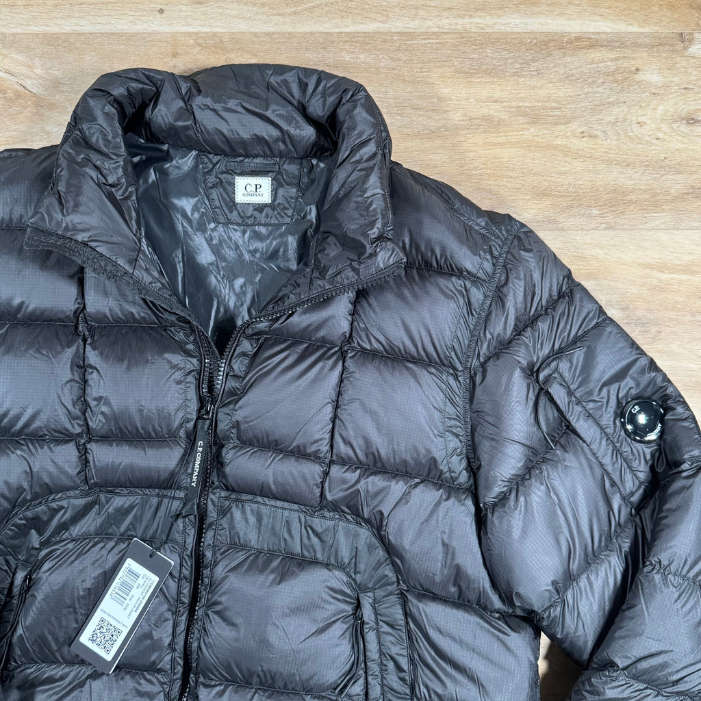 CP Company Short Down Lens Jacket in Black -Usfansport