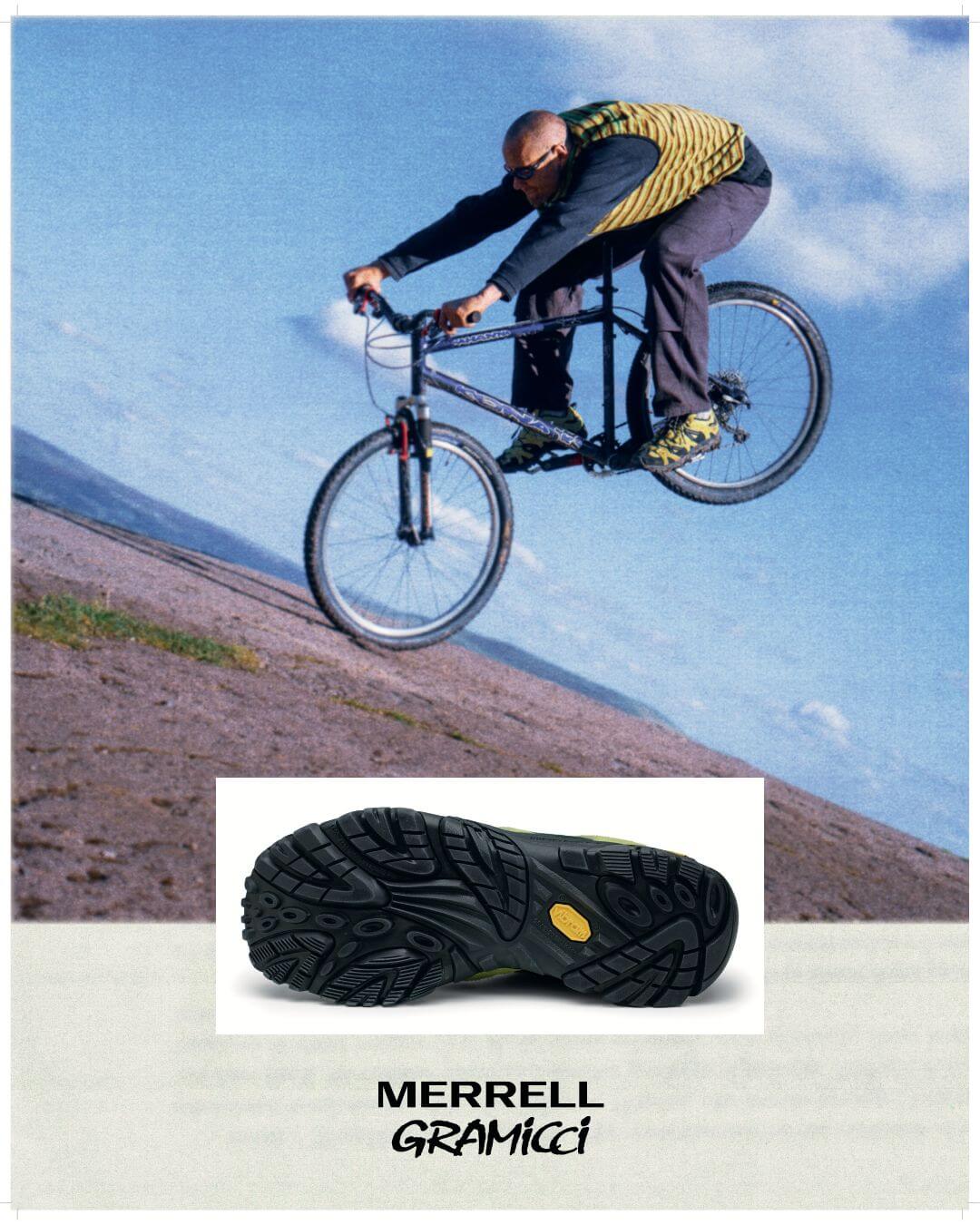 Merrell x Gramicci Moab 2 Siren I Dark Citron
