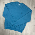 CP Company Patch Sweatshirt - Aegean Blue -Usfansport